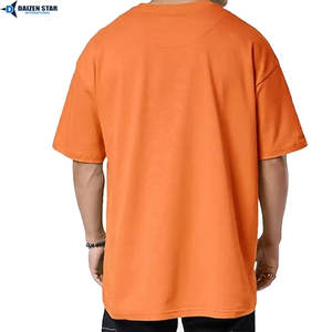 Camisetas de Cuello Redondo para Hombre, Venta al Por Mayor, 100% Algodón/Poliéster, Ecológicas, de Secado Rápido, Transpirables, Manga Corta, Corte Holgado, Casuales, Lisas - Product Image 2