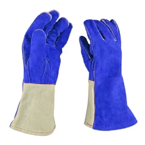 Gants de sécurité en cuir de vachette renforcé pour le hockey, le soudage, l'industrie, la lutte contre les incendies, le barbecue avec protection de la paume - Product Image 6