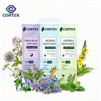 Diffuseur d'huiles essentielles aux extraits de plantes, inhalateur de vitamines, purificateur, stylo diffuseur naturel aux herbes, 600 utilisations, emballage OEM