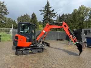 Mini-excavatrice de qualité supérieure de 1,8 tonne avec moteur Kubota, certifiée EPA, excavatrice sur chenilles avec pince hydraulique, livraison gratuite, utilisation agricole - Product Image 2