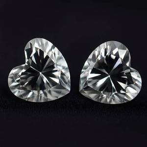 Par de Diamantes Cultivados en Laboratorio con Corte Corazón de 1 a 3 Quilates, Certificados por IGI, Piedras Sueltas para Pendientes, Colgantes, Fabricación de Joyas, Regalo - Product Image 1