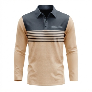 Polos de Algodón con Bordado Personalizado para Hombre, Color Sólido Informal, Secado Rápido, Moda de Verano, Marca Original, 220g, Polos de Golf - Product Image 2