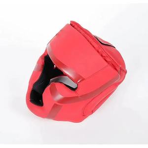 Casque de boxe Five B Red en PU avec fermeture auto-agrippante, casque de protection sportif unisexe pour adulte, couleur unie, toutes saisons - Product Image 3