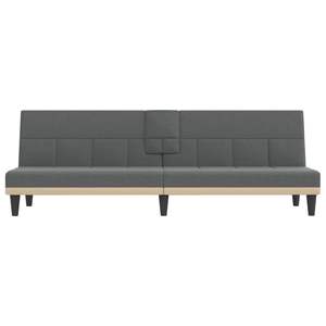 Sofá Cama de Espuma de Poliéster Gris Oscuro, Mueble Práctico y Elegante de Plástico Mediano - Product Image 4