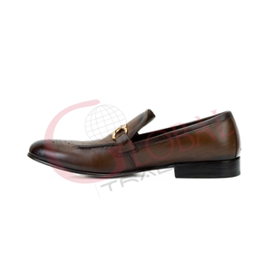Chaussures habillées en cuir pour hommes, style mocassin à enfiler avec mors de cheval, pour le bureau, les occasions formelles et décontractées, design classique - Product Image 4