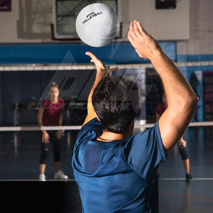 Ballon de volley-ball en cuir de haute qualité, taille et poids personnalisés, ballon de volley-ball en gros - Product Image 5