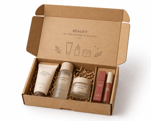 Custom Eco-Friendly Biodegradable Recyclable Reusable Kraft Corrugated Rigid <b>Wig</b> Box Luxury Cosmetic Packaging Flexographic - Product Image 2