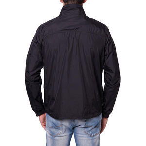 Vestes pour hommes de qualité supérieure, streetwear, coupe-vent, survêtement, fermeture éclair sur le devant, blocs de couleur, bordures élastiques, 100% nylon - Product Image 6