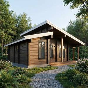 Unité ADU modulaire en conteneur en acier de 20 pieds et 40 pieds |   Chalet préfabriqué en panneaux sandwich certifié CE |   OEM ODM - Product Image 4