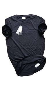 Camiseta de gran tamaño 100% algodón con logotipo personalizado, camiseta lisa bordada de alta calidad con etiqueta privada - Product Image 2