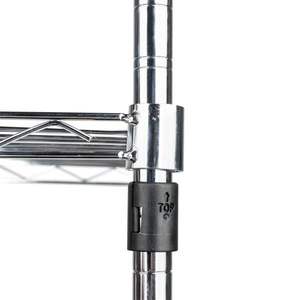 Organisateur de placard robuste chromé, portant à vêtements portable, armoire mobile avec cintres, étagère domestique - Product Image 3