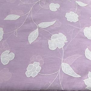 Tela de encaje de poliéster suave con bordado floral cortado a láser de primera calidad para vestido de novia, ropa de noche, prendas de moda y textiles. - Product Image 6