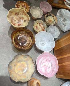 ชามสลัดเรซิ่นขัดเงาแบบใช้แล้วทิ้ง เป็นมิตรกับสิ่งแวดล้อม น้ำหนักเบา ซ้อนกันได้ ปลอดภัยสำหรับเครื่องล้างจาน เหมาะสำหรับใช้ในบ้านและสวน - Product Image 5