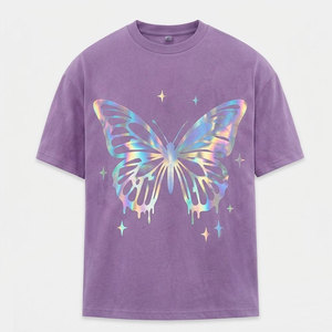 Camiseta Moderna con Diseño Reflectante para Hombre, Premium, Oversize, Estilo Urbano, con Corte Cómodo y Relajado - Product Image 1
