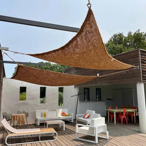 Voile d'ombrage et filet rectangulaire en fibre de coco tissée, robuste, écologique, en tissu de protection solaire pour terrasses extérieures, jardins et plages - Product Image 2
