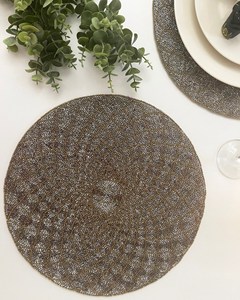 Beautiful Handmade Beaded Embroidery <b>Placemats</b> Elegant <b>Table</b> Mats for <b>Dining</b> Room Home Restaurant Hotel and Celebration Decor - Product Image 3
