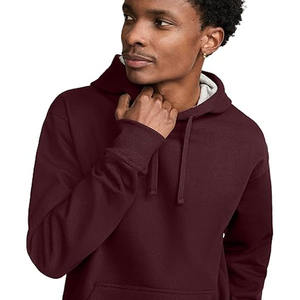 เสื้อฮู้ดดี้ผ้าฝ้ายฟลีซหนาน้ำหนักมากสำหรับผู้ชาย ทรงหลวมใส่สบาย สไตล์ลำลองแนวสตรีทแวร์ - Product Image 4