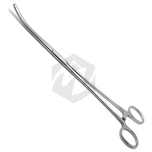 Pincettes hémostatiques courbées Peanut Rochester 12 pouces en acier inoxydable, instrument manuel pour les procédures de serrage hémostatique Standard-MOL - Product Image 6