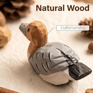 Figurines de canard sculptées à la main en bois de Sheesham, vente en gros |   Moradabad - Product Image 3
