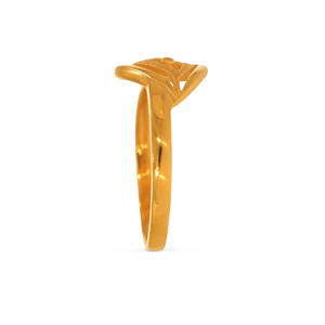 Luxury Gold Plated Open Heart Paisley Design <b>Adjustable</b> <b>Ring</b> for Women Elegant Minimalist Fashion Finger <b>Ring</b> Daily Wear - Product Image 4