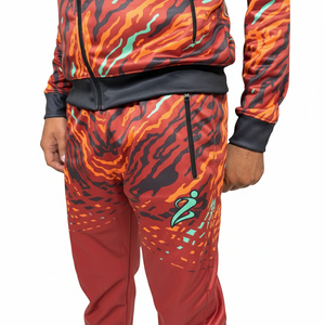 Chándal personalizado de diseño ajustado para hombre con cremallera completa, chándal deportivo para hombre, chándal para correr 100% de alta calidad. - Product Image 4