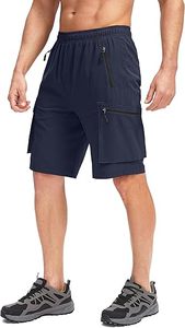 Men's <b>Navy</b> Quick Dry Cycling Shorts With Padded Seat Summer Outdoor Sport Wear mtb cycling shorts customize sizes - Product Image 2