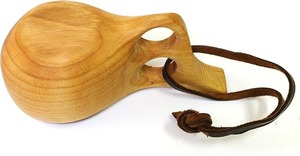 Natural Wooden Kuksa <b>Cup</b> Affordable Handmade Mug for Coffee Tea <b>Camping</b> Travel and Outdoor Use - Product Image 6