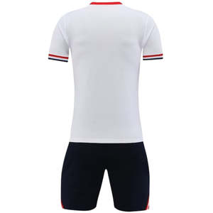 Tenue de football personnalisée Starlet International, maillot rouge et noir, ensemble short, polyester respirant, adulte unisexe - Product Image 6