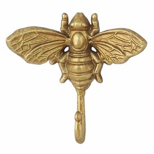 Luxury Brass Wall <b>Hooks</b> Handcrafted Design Premium Finish Ideal For Home Decor Bathroom Kitchen Organizer Use - Product Image 5
