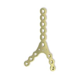 Plaque d'orthopédie vétérinaire en titane de qualité supérieure et haute épaisseur (2,2 mm) pour implants de hanche et reconstruction en Y de l'humérus, par Tegra - Product Image 5