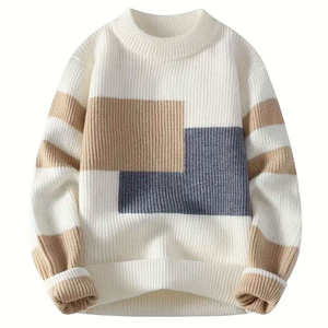 Suéter de Punto sin Mangas para Hombre, Lana/Poliéster, Transpirable, con Detalle Frontal, para un Look Casual y Relajado, Ideal para Usar en Capas en Invierno - Product Image 6