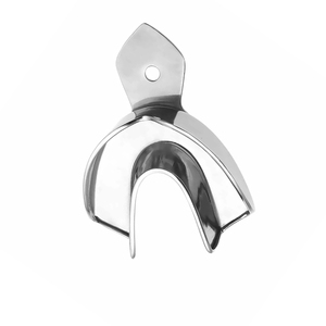 Bandejas Dentales de Acero Inoxidable Autoclavables de Alta Calidad, Juego de 6 Piezas para Prótesis Dentales, Bandeja de Impresión Dental Sin Perforaciones - Product Image 3