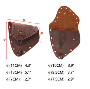 Funda duradera para hacha de acero con alto contenido de carbono – Funda protectora de cuero personalizada para hacha de espiga con parte trasera plana - Product Image 2