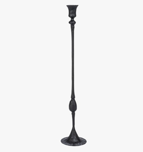 Support de bougie en fer forgé fait main, vintage noir, haut, pour bougies coniques et pilier, décoration intérieure, centre de table de mariage - Product Image 2