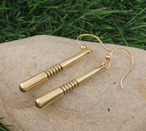 Pendientes Largos de Plata de Ley 925 Chapados en Oro, Pendientes Colgantes de Lujo para Mujer, Joyería para Bodas y Fiestas - Product Image 1