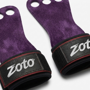 Poignées d'entraînement avec 3 trous pour les doigts, poignées rembourrées en cuir pour la protection des paumes, équipement d'entraînement pour la musculation, vente en gros - Product Image 2