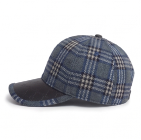 Gorra de Béisbol a Cuadros Unisex, Estilo Casual, Primavera Otoño, Patrón a Cuadros, Algodón, Adulto - Product Image 5