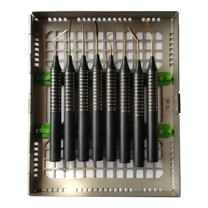 ชุดเครื่องมือผ่าตัดทางทันตกรรมแบบยืดหยุ่น 8 ชิ้น ยี่ห้อ Bone Bridge Instruments ทำจากสแตนเลสสตีล ใช้ซ้ำได้ สำหรับการปลูกถ่ายแบบกำหนดเอง - Product Image 4