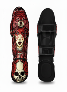 Protège-tibias personnalisés en mousse EVA pour arts martiaux, kickboxing, Muay Thai – Équipement de protection pour hommes et femmes, entraînement et combat - Product Image 4