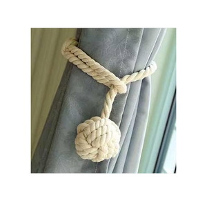 Cortina de Cuerda con Riel y Accesorios, Tamaño y Diseño Personalizados, Lazos para Cortinas de Estilo Bohemio Moderno - Product Image 4