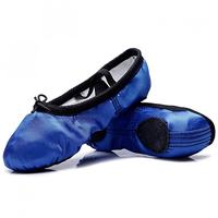 Zapatillas de Ballet Rosas Directas de Fábrica, Diseño Personalizado en Lona, Cuero Suave, Nueva Suela Dividida, Zapatos de Baile para Niñas, Precio