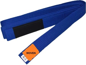 Cinturón de Jiu Jitsu BJJ 100% Algodón, Elástico, de Secado Rápido, Gris con Franja Blanca, Talla A1 220cm X 4.5cm, 8 Costuras, Marca OEM - Product Image 2