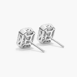Pendientes de Diamantes de Moissanita de Plata 925 de Aspecto Premium, Brillantes, Redondos, Elegantes, Joyería Fina, Regalo para Cumpleaños - Product Image 6