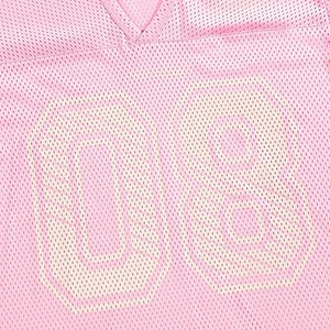 T-shirt de football américain rétro en jersey de maille court pour hommes et femmes, coupe oversize et carrée, en polyester, style streetwear, haut décontracté d'été - Product Image 5