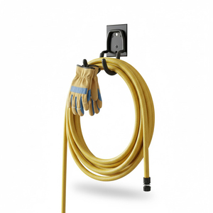 OEM Vietnam Large Double <b>J</b> <b>Hook</b> for Home Organization, Garage & Workshop Storage, Heavy Duty Steel Wall Mount Black GAPGAR005 - Product Image 6