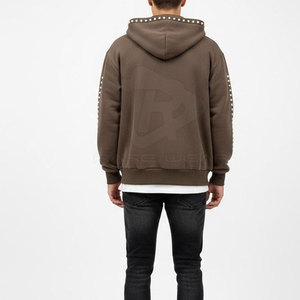 Sudaderas con Pedrería para Uso en Exteriores, Ropa de Moda Casual, Sudaderas con Pedrería para Hombre para Invierno en Diferentes Diseños - Product Image 4