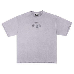 Camiseta de gran tamaño de algodón pesado autoadhesiva cortada con láser con gráfico de baile de esqueleto de otoño al por mayor, impermeable, duradera, Halloween - Product Image 1