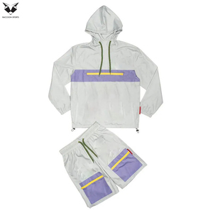 Wholesale Rate Men Outer Wear Fully Customized Made New Trendy Comfortable Lightweight Windbreaker Shorts <b>Sets</b> - Product Image 6