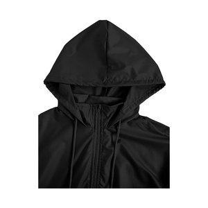 <b>Womens</b> Lightweight Woven Windbreaker <b>Jacket</b> Sport Casual Hoodie Outerwear Pockets Water Resistant Running Hiking Travel - Product Image 3