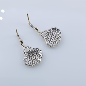 Round Cut Natural Diamond Ladies <b>Stud</b> <b>Earrings</b> Women 1.70 Cttw 925 <b>Sterling</b> <b>Silver</b> Yellow Gold Plated Prong <b>Set</b> Trendy Wholesale - Product Image 6